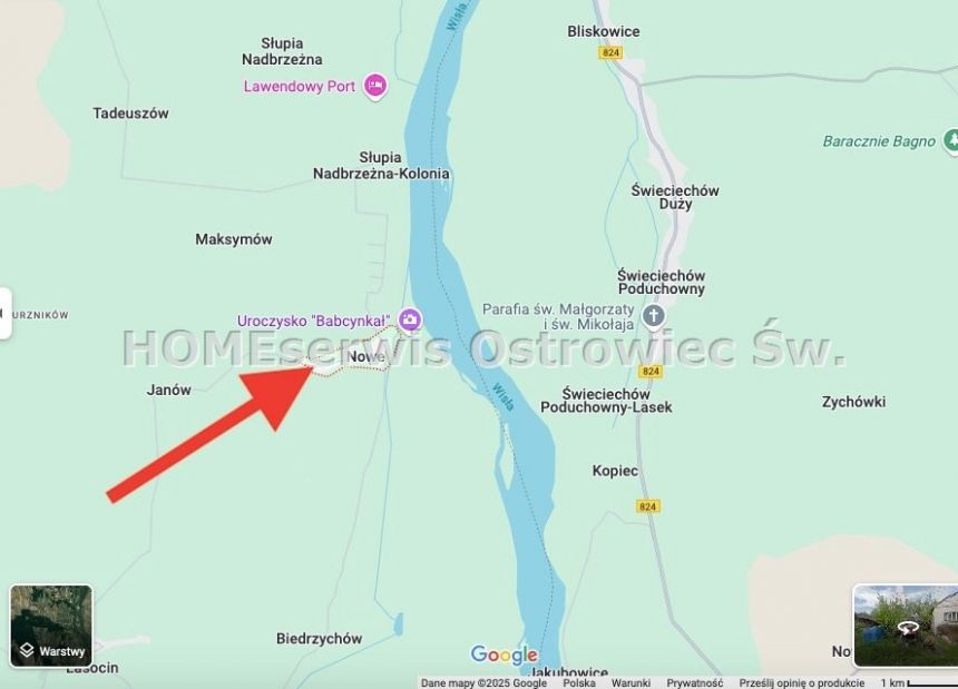 3 działłki po 3600-3700 m2 Nowe/ Słupia Nadbrzeżna miniaturka 14