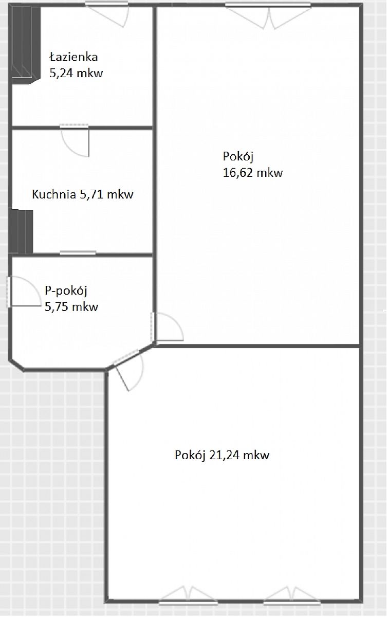 Legnica, 309 000 zł, 57.52 m2, pietro 3 miniaturka 12