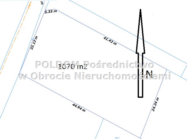 DZIAŁKA BUDOWLANA 1070 MKW/ WILKOWA WIELKA miniaturka 2