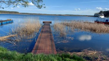 Mieszkanie na Mazurach z własnym pomostem