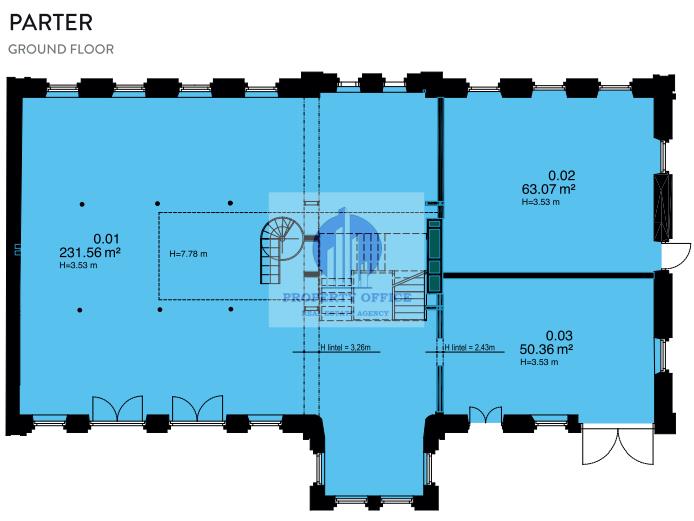 Praga Północ: biuro/usługi 533 m2 miniaturka 3