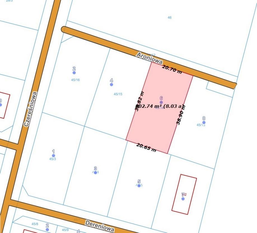 Działka 800 m², Dymaczewo Stare, gm. Mosina miniaturka 5