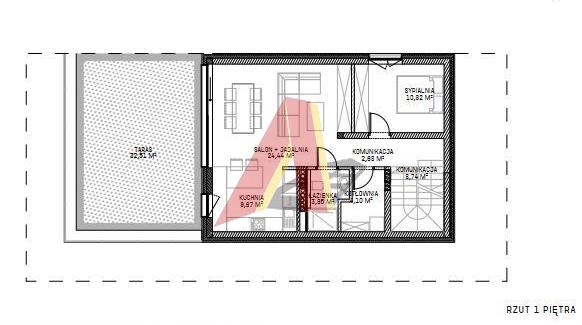 Kraków Stara Krowodrza, 1 450 000 zł, 108 m2, pietro 1 miniaturka 4