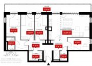 Apartament 107,79m2, 5 pokojowe z balkonem 23,82m2  i z wiodkiem na rzekę miniaturka 3