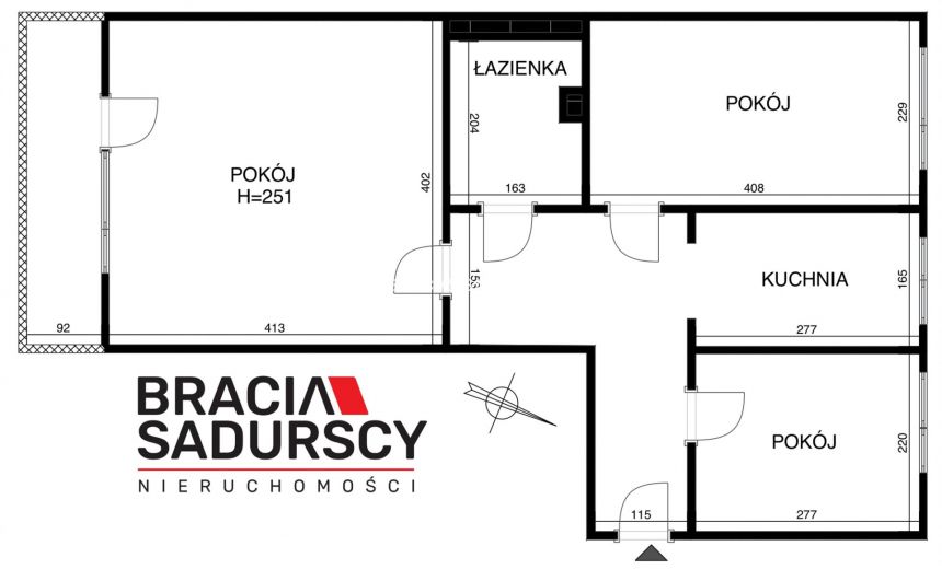 3 pokoje z potencjałem | Loggia |  Mistrzejowice miniaturka 23