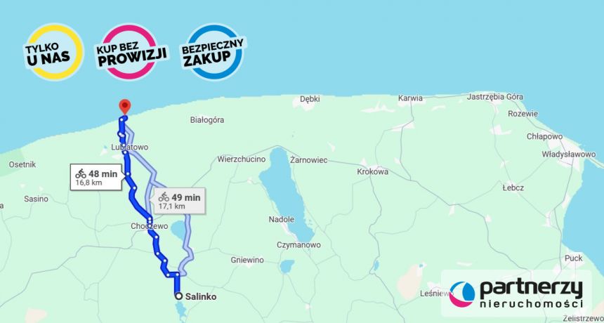 Salinko, 150 000 zł, 12 ar, droga dojazdowa gruntowa miniaturka 7