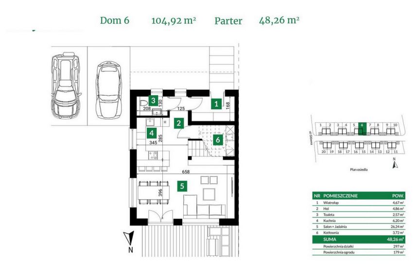 Piękny domek z ogrodem w cichej i spok.okolicy, blisko Wrocławia - Krzyżowice. miniaturka 19