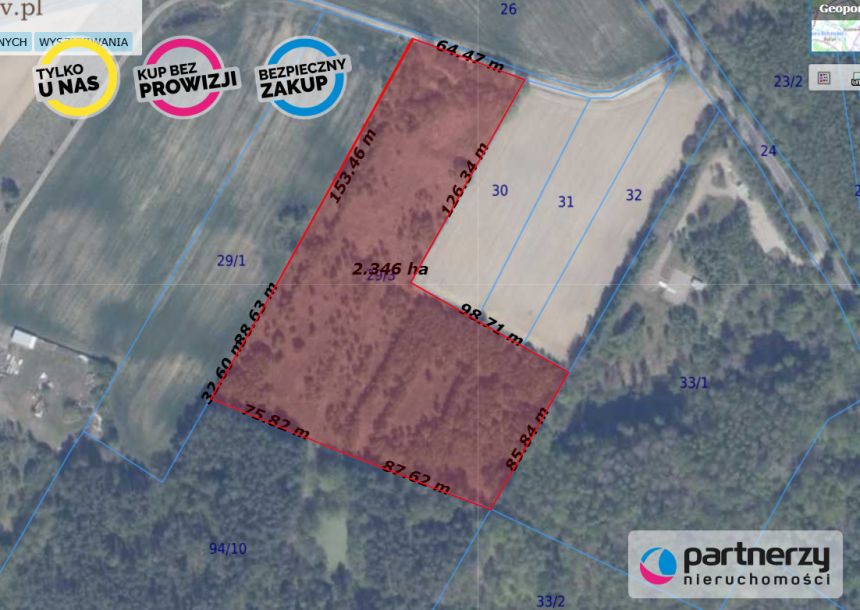Nowy Wiec, 250 000 zł, 2.29 ha, przyłącze prądu miniaturka 3