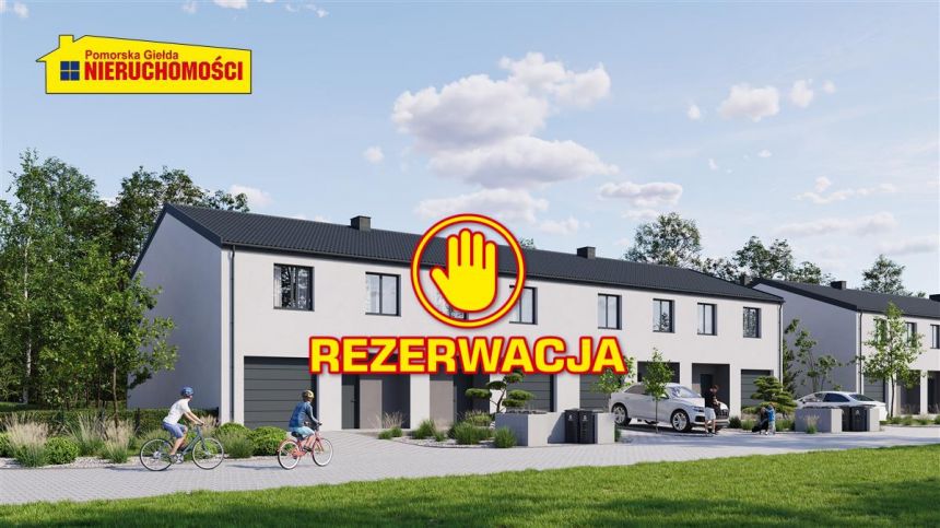 Dom szeregowy, Nowe osiedle za lasem - zdjęcie 1