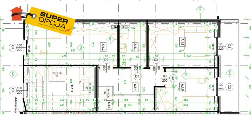 Kraków Dębniki, 995 000 zł, 107.88 m2, pietro 1/2 miniaturka 6