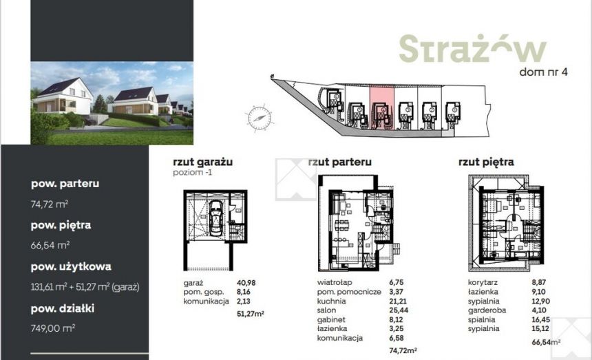 Domy w Strażowie | 2025 | na skraju lasu miniaturka 11