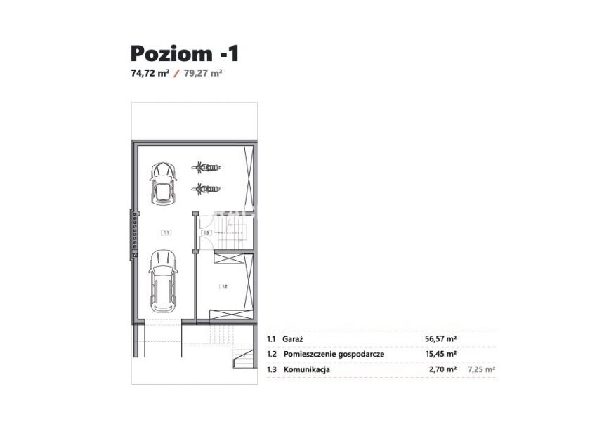 Bliźniak z garażem i ogrodem - 245,38 m2 miniaturka 3