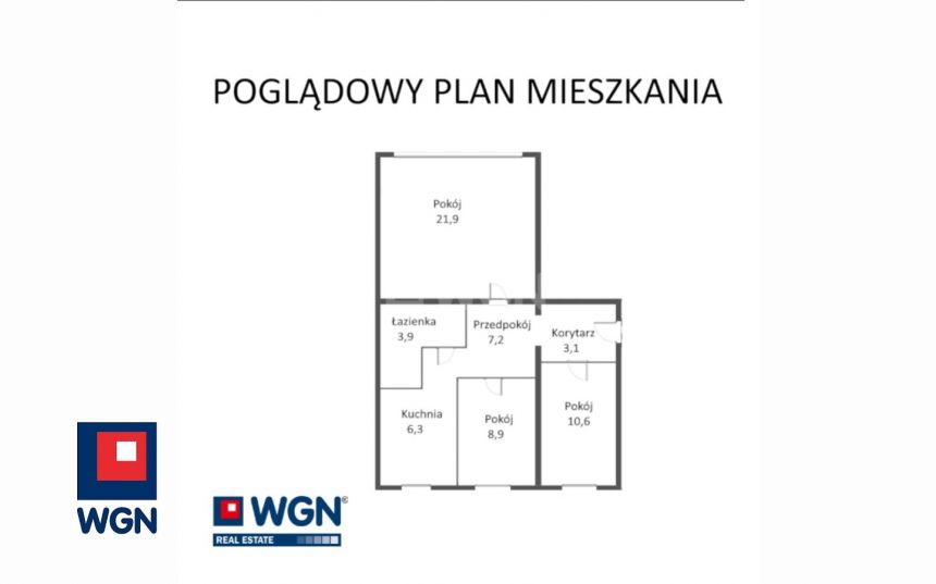 Poznań Piątkowo, 585 000 zł, 61.9 m2, stan dobry miniaturka 10