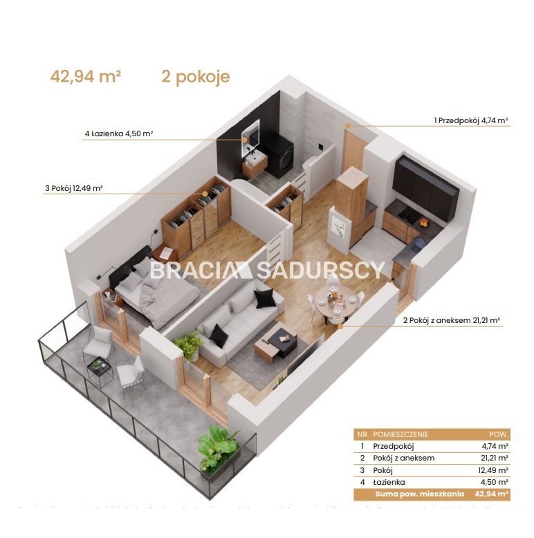 Katowice-mieszkania z widokiem na zieleń i miasto! miniaturka 4