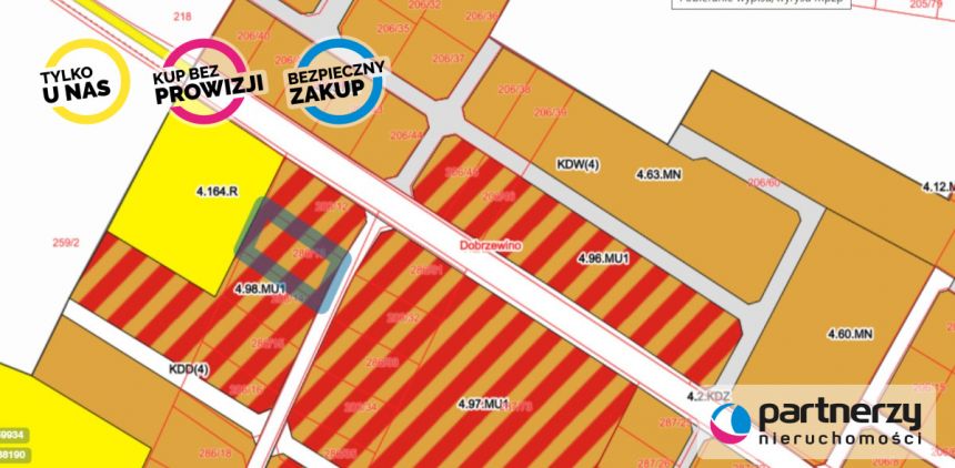 Dobrzewino, 650 000 zł, 15.31 ar, droga dojazdowa asfaltowa miniaturka 2