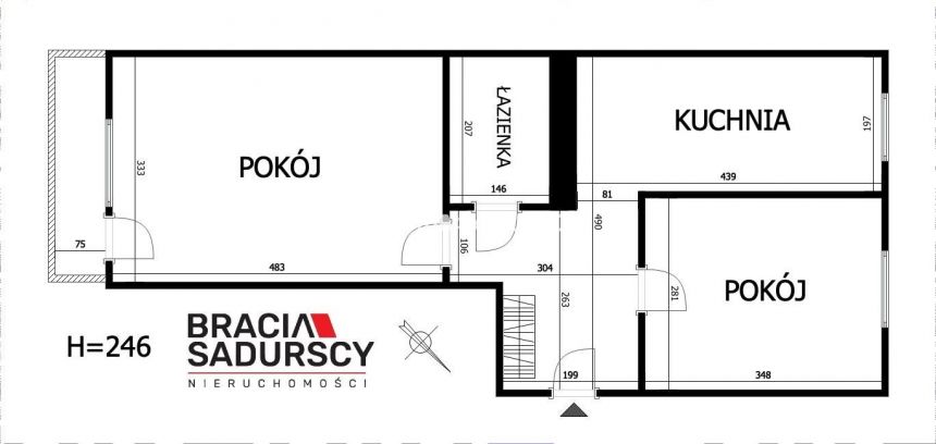 2 osobne pokoje / tramwaj / Wisła miniaturka 19