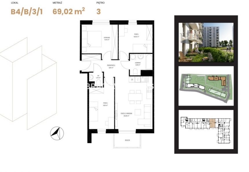 Apartament na Prądniku Białym, Kraków miniaturka 7
