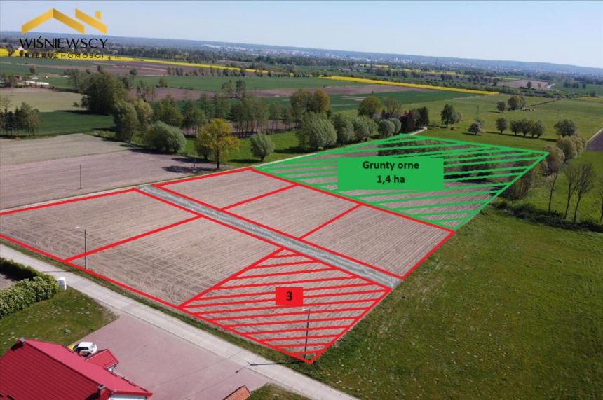 Działka budowlana,  1480 m2, Wikrowo/S7 miniaturka 1