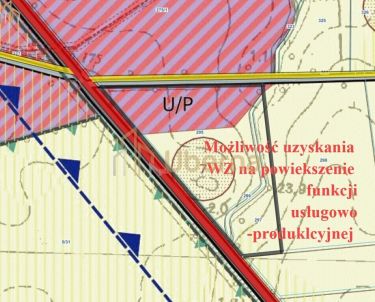 Teren inwestycyjny z potencjałem produkcja,/składy