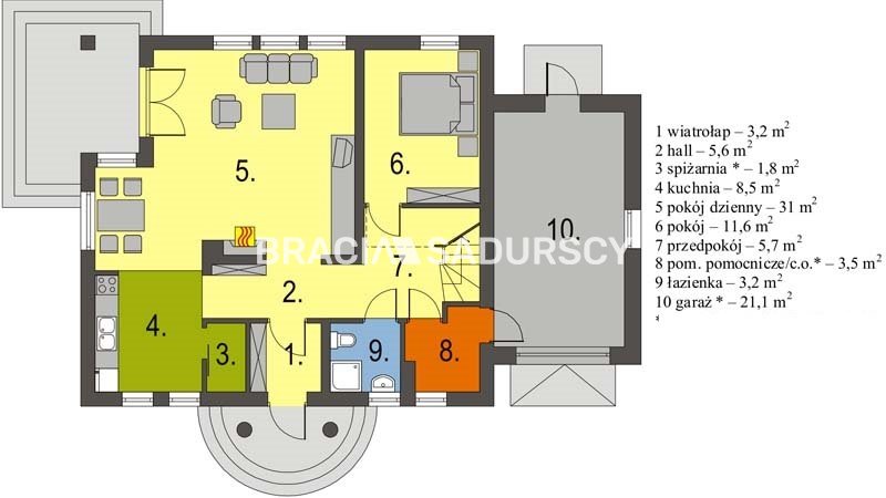 dom 150m2, Bibice, gm. Zielonki,  480m2 działka miniaturka 14