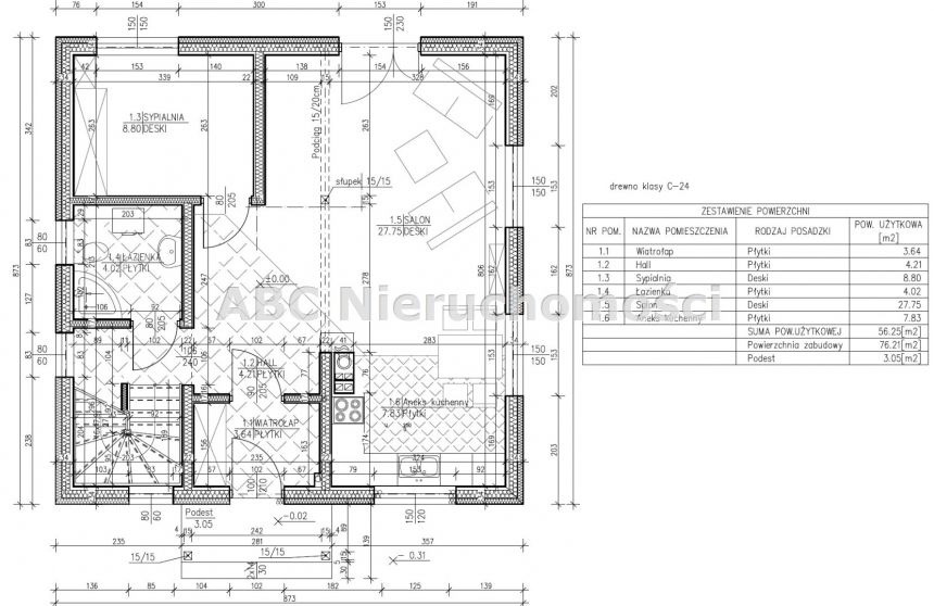 Wysoka, 650 000 zł, 105 m2, do wykończenia miniaturka 12