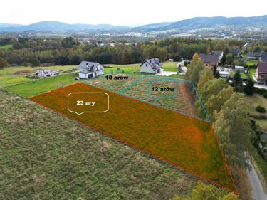 Widokowa działka Krzyszkowice, 23 ary, budowlana