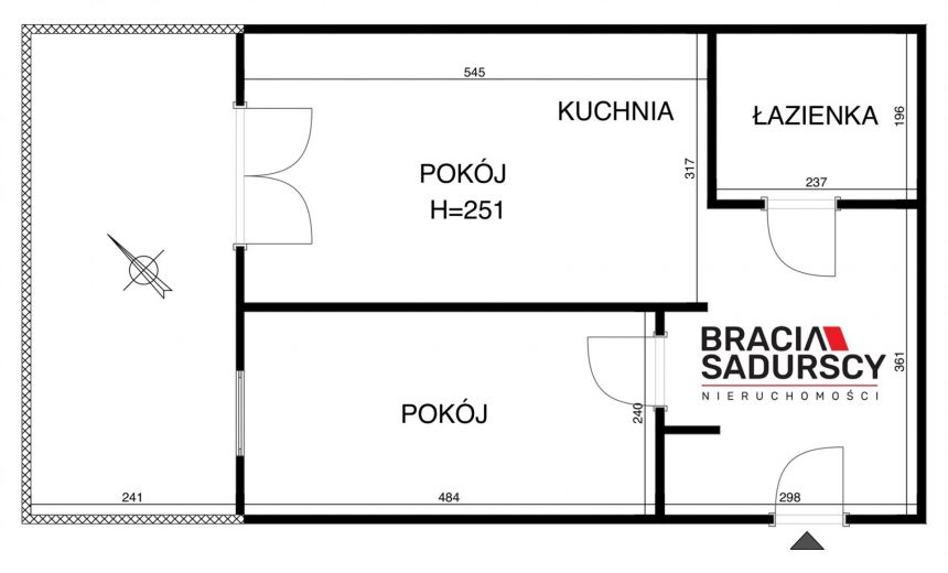 2 pok ok 43 m2 Prądnik Biały z ogródkiem miniaturka 11