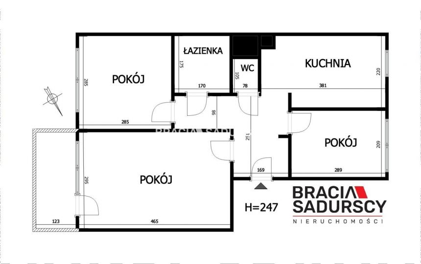 3 pok z widokiem na panoramę miasta. miniaturka 18