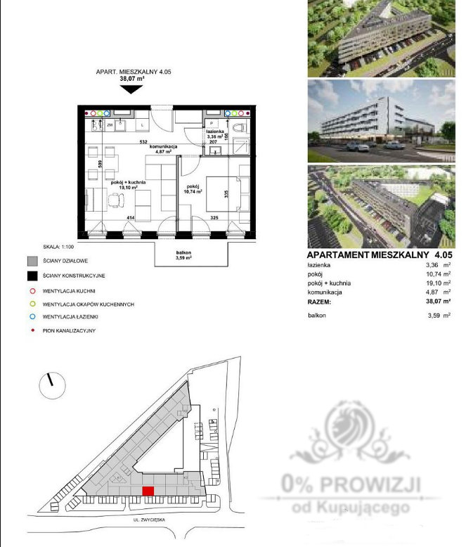 Piękne mieszkanie, wykończone pod klucz, ze sprzętem AGD, gotowe do zamieszkania miniaturka 13
