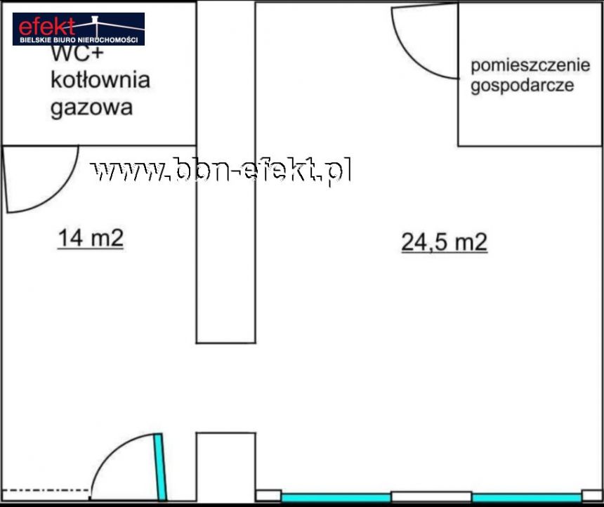 Bielsko-Biała Górne Przedmieście, 1 100 zł, 38 m2, parter, 1 miniaturka 2