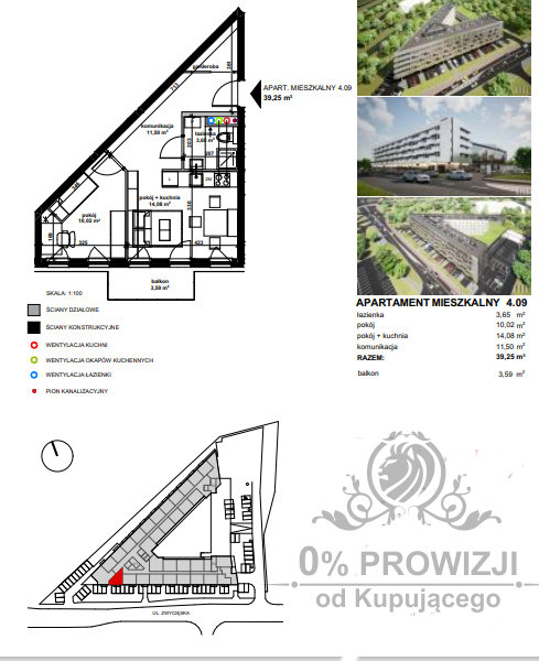 Piękne mieszkanie, wykończone , ze sprzętem AGD, gotowe do zamieszkania, balkon miniaturka 15