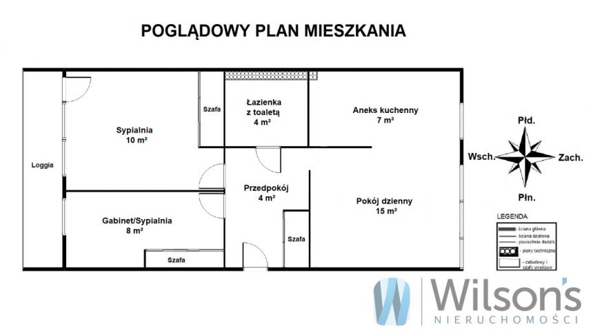 Warszawa Stara Ochota, 3 500 zł, 48 m2, z loggią miniaturka 2