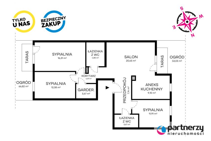 Borkowo, 1 135 000 zł, 94.67 m2, M4 miniaturka 24