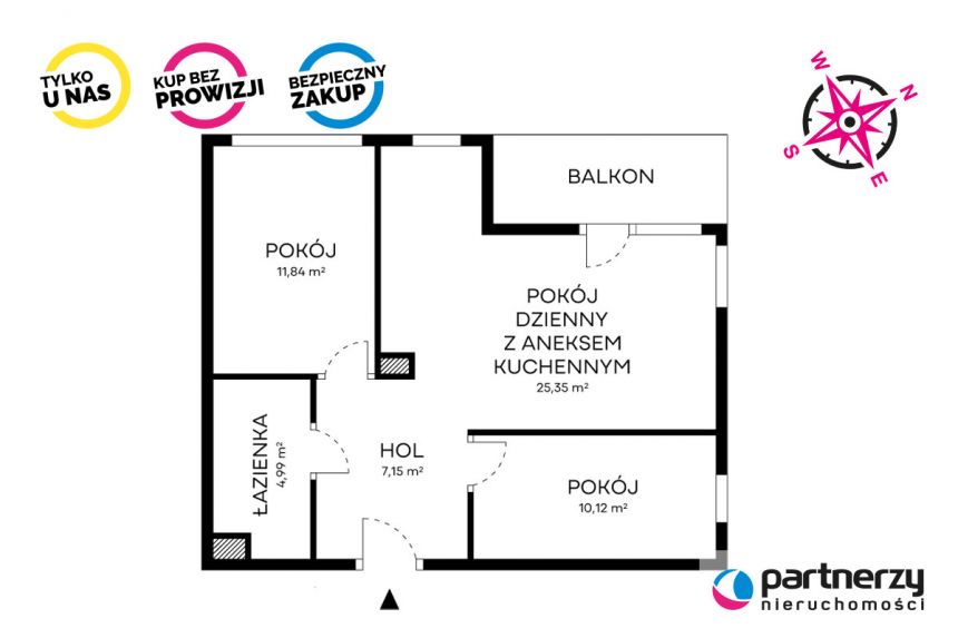 Gdynia Pogórze, 725 000 zł, 62.13 m2, pietro 1 miniaturka 16