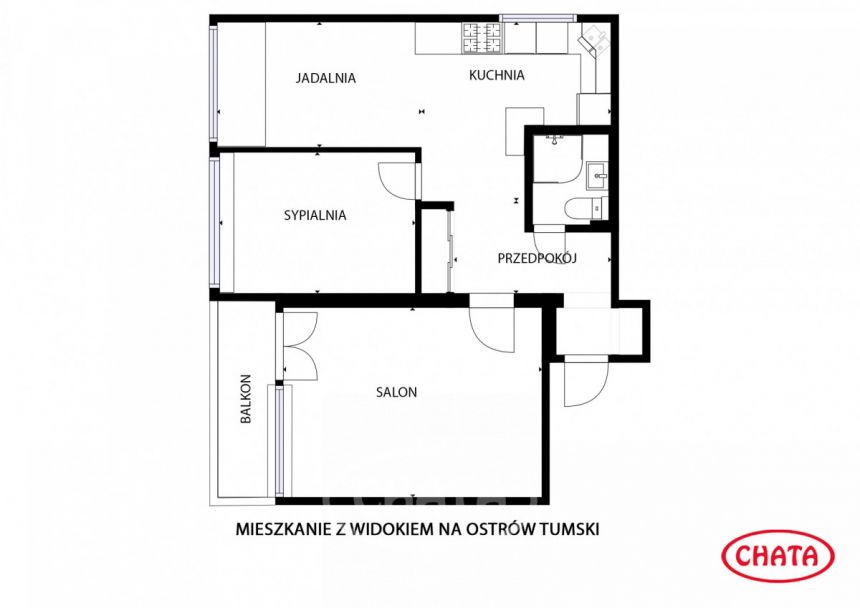 Wrocław Stare Miasto, 3 450 zł, 56 m2, pietro 4/5 miniaturka 17