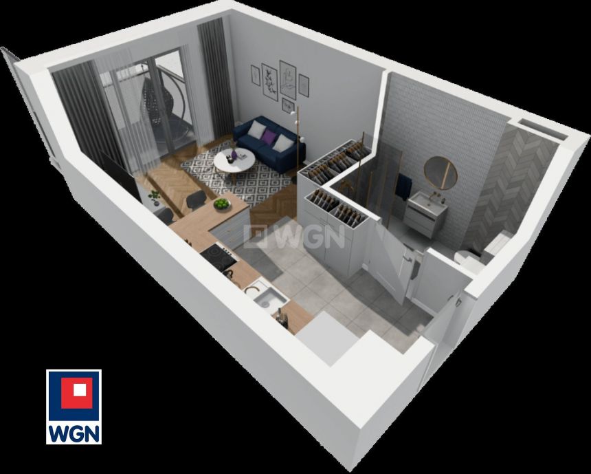 Gdańsk Śródmieście, 364 000 zł, 25.26 m2, kuchnia z oknem miniaturka 6