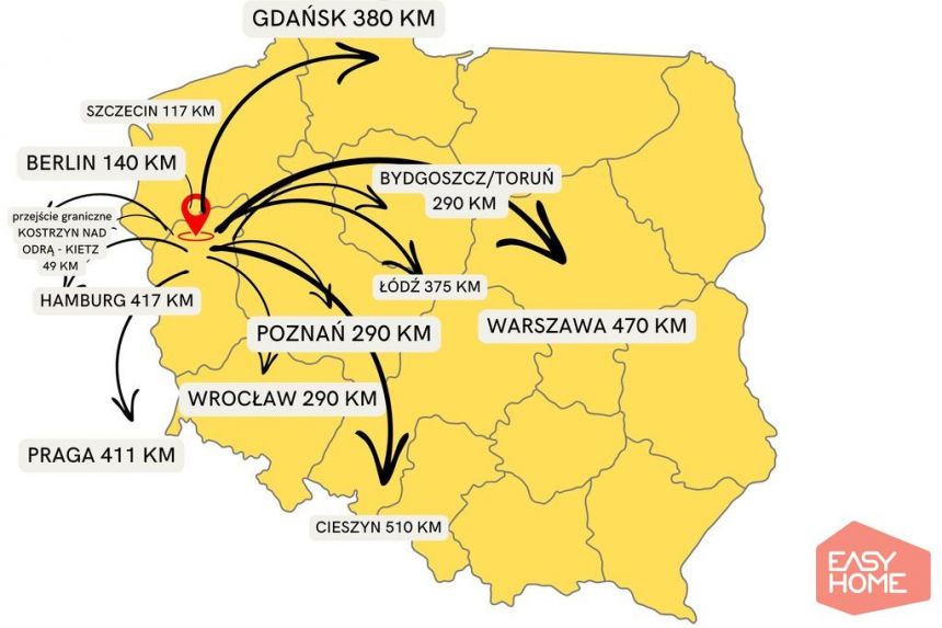 Teren inwestycyjny PRODUKCJA/MAGAZYN Zachód miniaturka 2