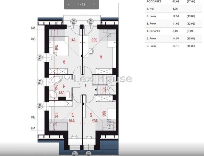 Szczecin Dąbie, 950 000 zł, 140.92 m2, do wykończenia miniaturka 4