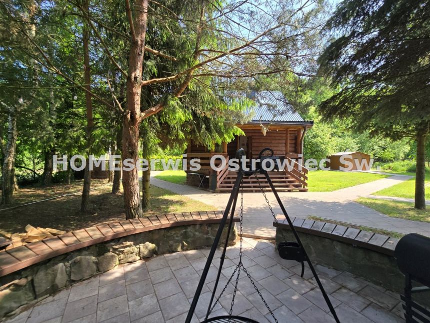 Dom z bali góralski Czerwona Góra działka 4600 m2 miniaturka 3