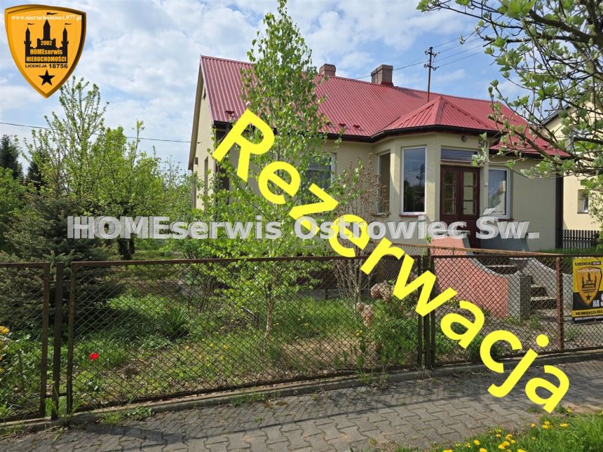 Na sprzedaż dom 90 m2 działka 912 m2 W Ostrowcu Św - zdjęcie 1