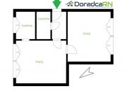2 pokoje na 1 piętrze, 43m² miniaturka 2
