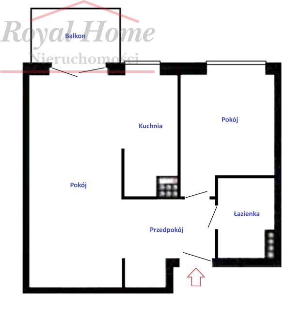 Nowoczesne, umeblowane 2 pok z balkonem Krzyki. miniaturka 13