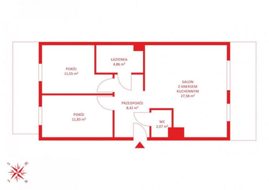 Gdańsk Piecki-Migowo, 1 149 000 zł, 69 m2, z parkingiem podziemnym miniaturka 17