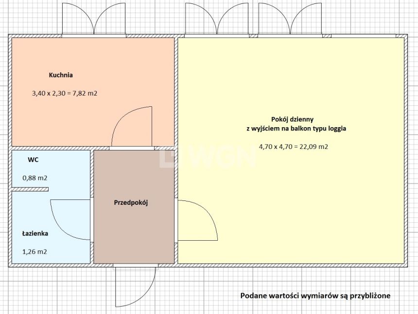 Sieradz, 239 000 zł, 37.2 m2, kuchnia z oknem - zdjęcie 1