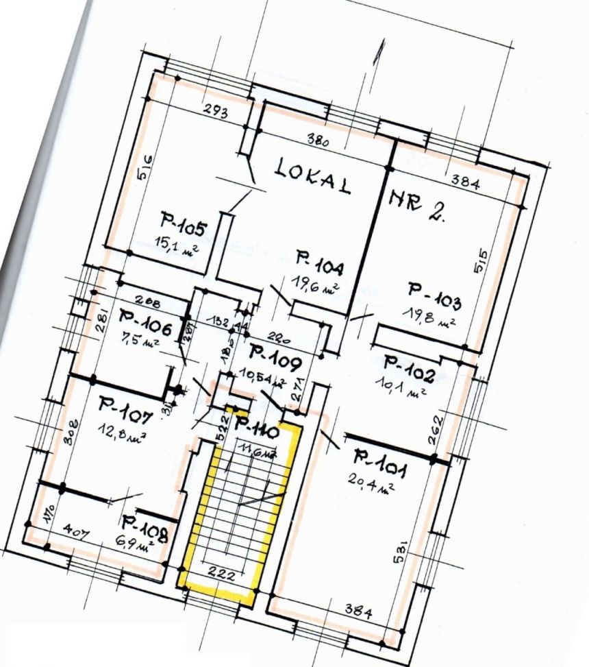 Piętro domu w ścisłym centrum - mieszkanie 122 m2 miniaturka 21