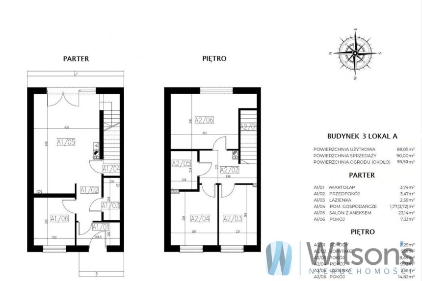 Stefanowo, 755 000 zł, 90 m2, bliźniak miniaturka 5