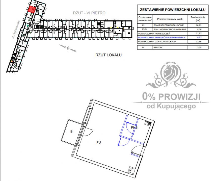 Lokal usługowy/Kawalerka/pod wynajem/dla studenta/Gaj/Balkon/Gotowa łazienka miniaturka 10