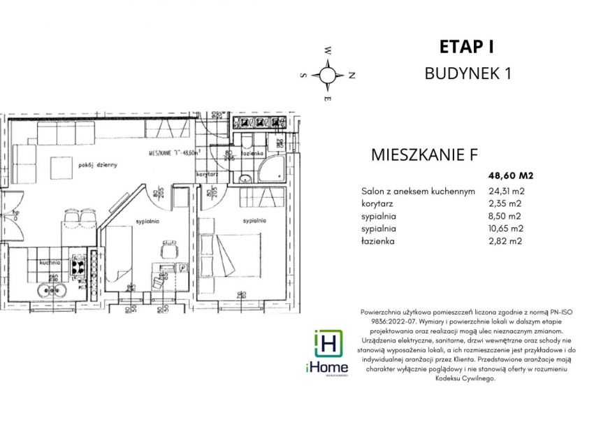 Wieliczka, 485 951 zł, 48.6 m2, pietro 2 miniaturka 2