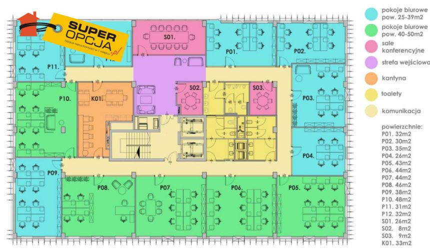 Kraków Podgórze, 2 752 euro, 155 m2, 1 pokój miniaturka 10