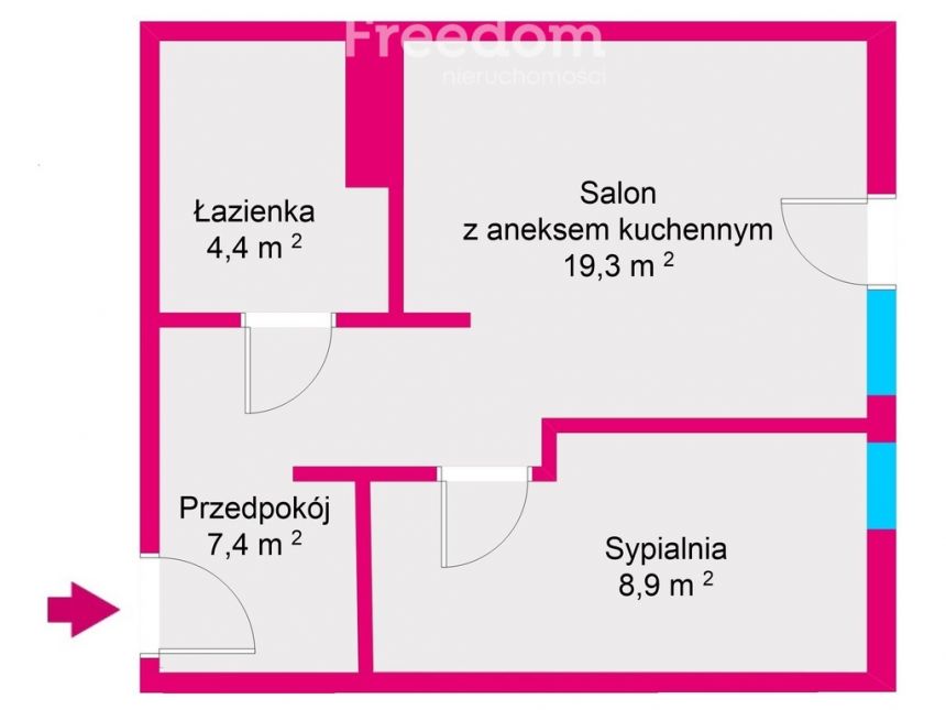 Nowe 2-pokojowe mieszkanie Apartamenty Zamkowe miniaturka 5